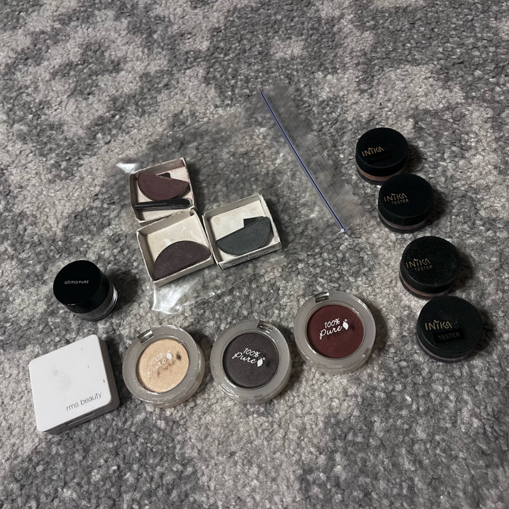 12 New RMS 100% Pure Alima Pure Inika Loose Eyeshadow Mineral Non Toxic Natural.